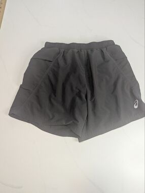 Asics Black Athletic Running Shorts